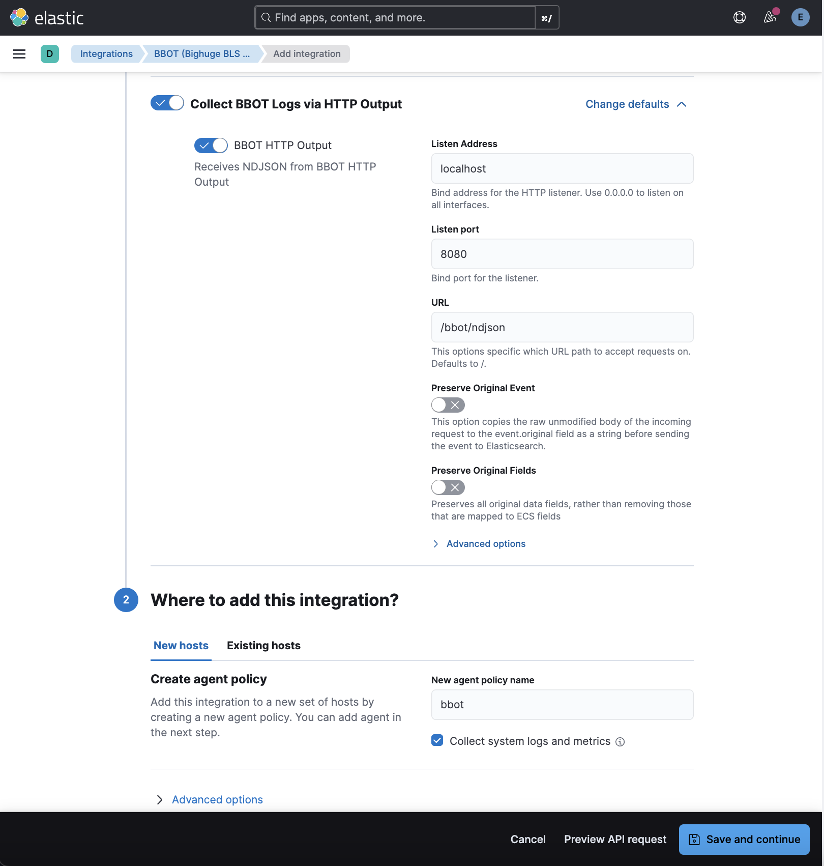 Add Integration