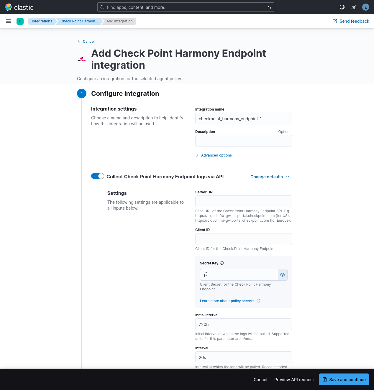 Add Check Point Harmony Endpoint integration