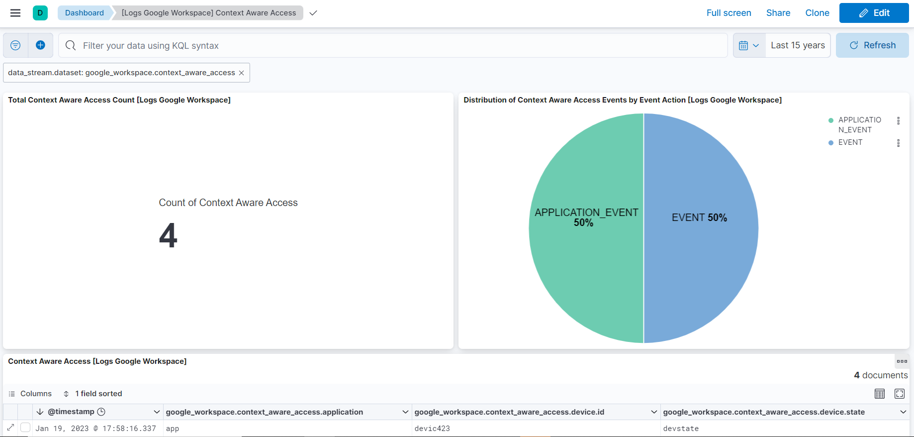 Google Workspace Context Aware Access Screenshot