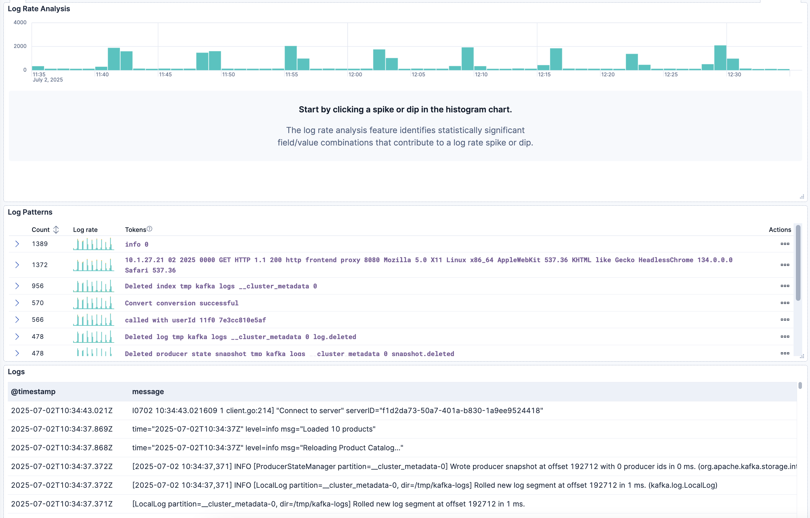 Host Details Logs