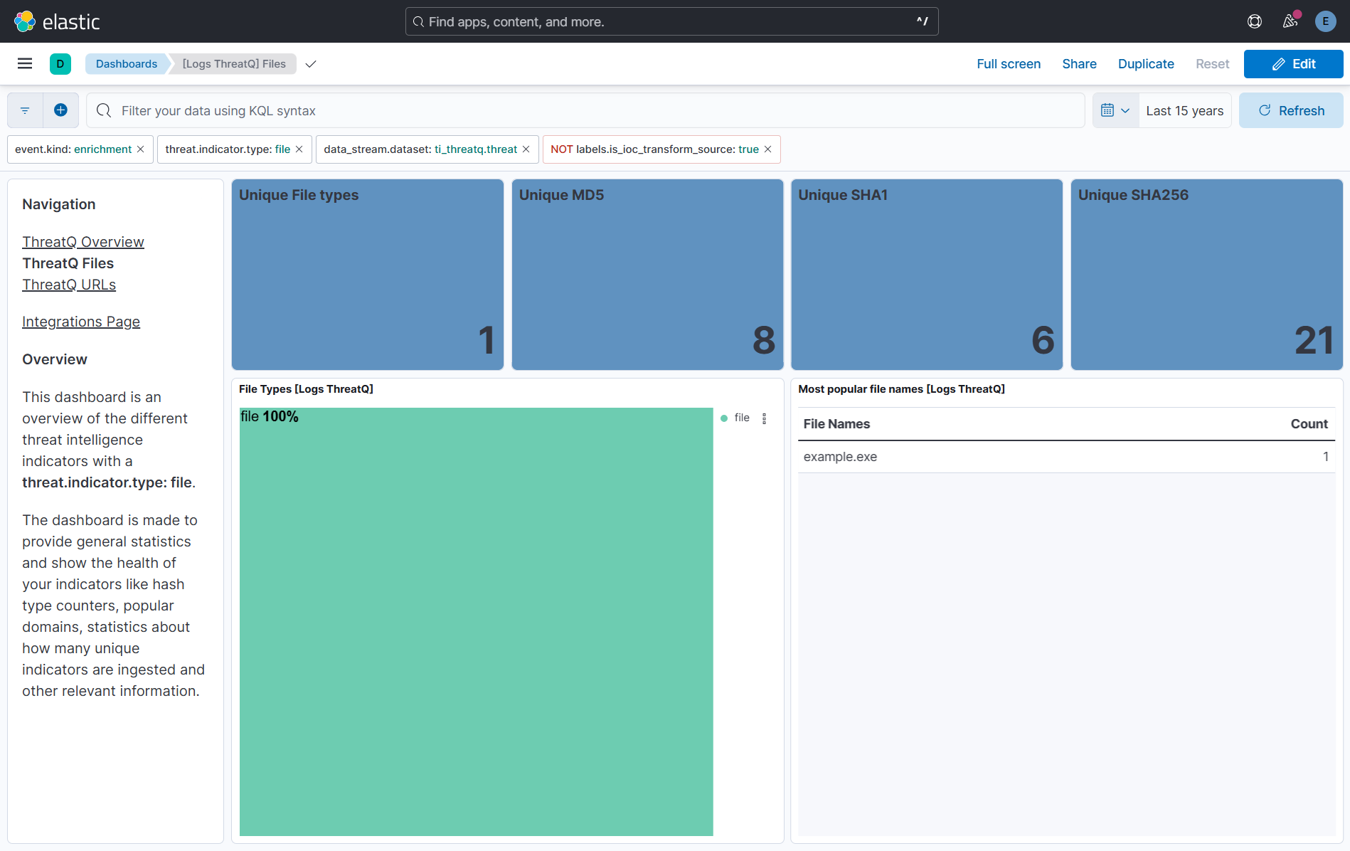 ThreatQ File Screenshot